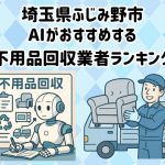 ふじみ野市　AIがおすすめする 不用品回収業者ランキング